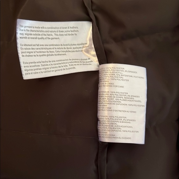 MICHAEL Michael Kors Black Puffer Coat with Belted Waist - Picture 9 of 9